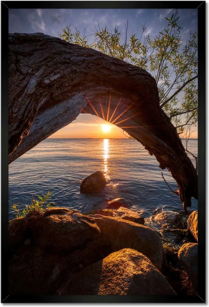 Poszterek keretben 40x60 Sziklák Derzs Tenger