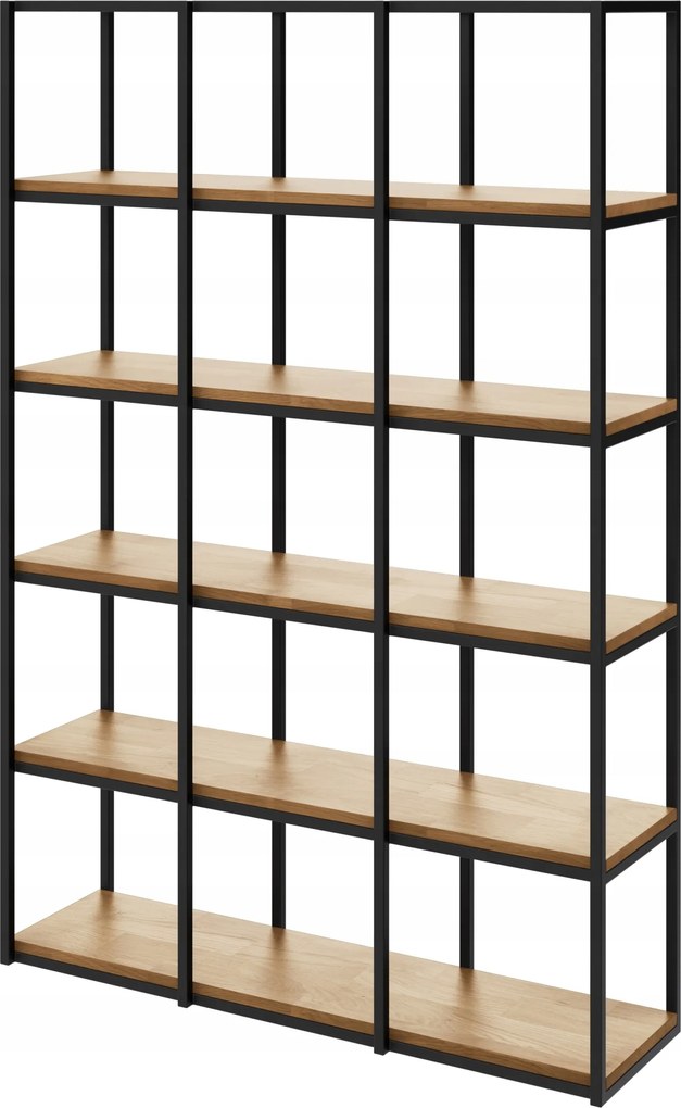 Wood Box könyvespolc 177x120 Loft könyvespolc