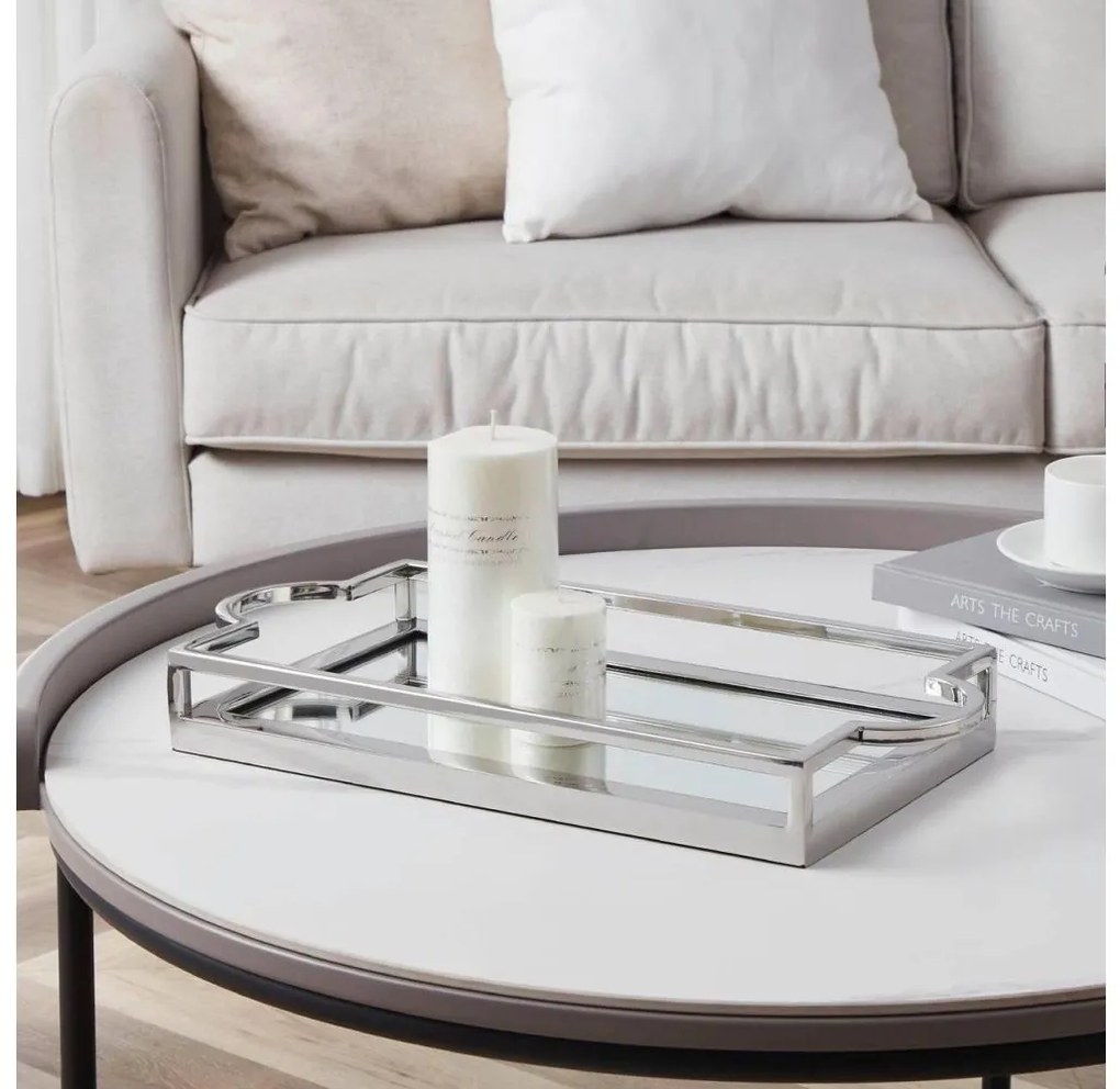 Eglo 427021 - Dekoratív tálca SAVANT 23x45 cm króm