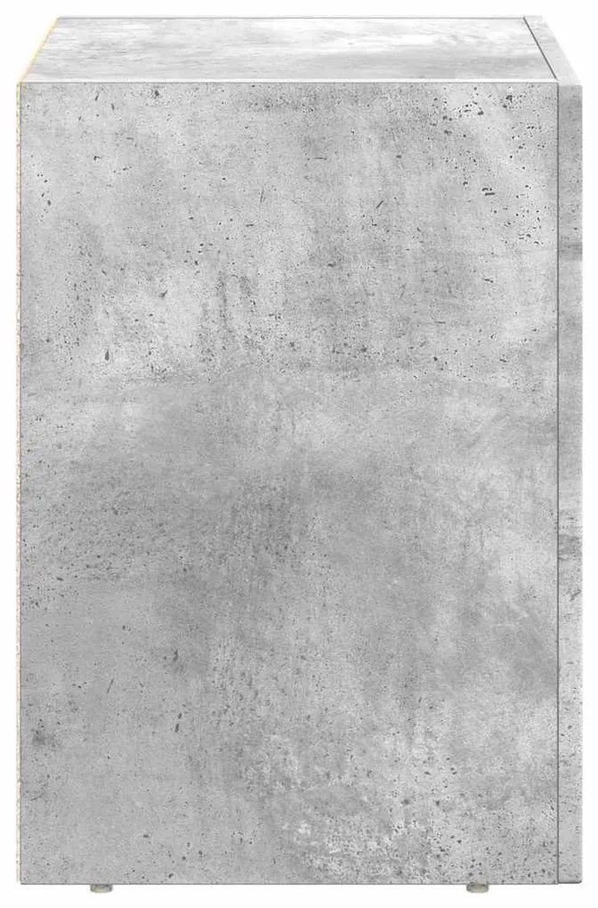 Éjjeli asztal Beton Szürke 40 x 35 x 50 cm Faanyag