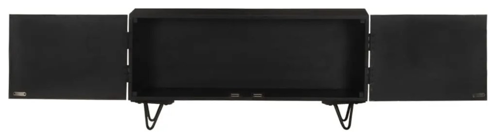tömör mangófa TV-szekrény 90 x 30 x 45 cm