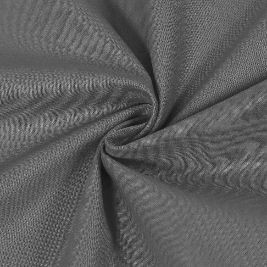Goldea egyszínű pamutvászon suzy - sötétszürke 160 cm