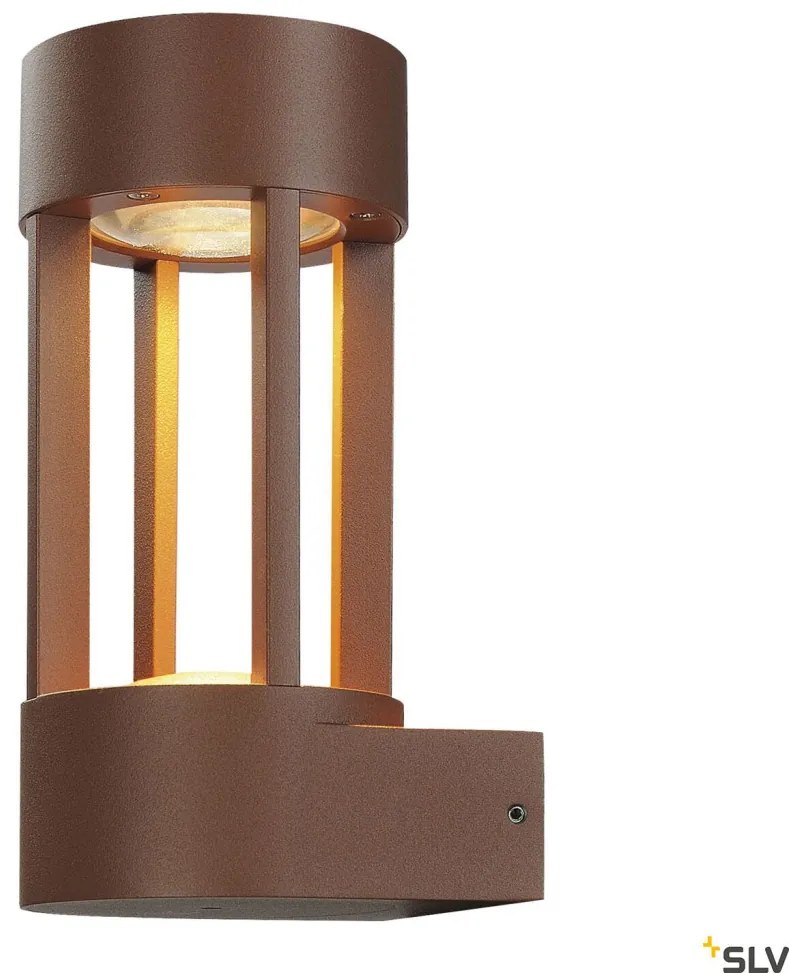SLV 231807 SLOTS Modern Kültéri Fali Lámpa Rozsdás LED IP44
