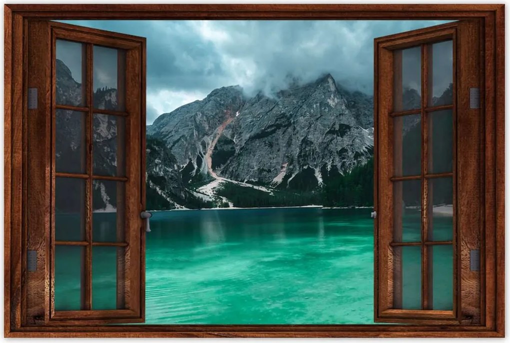 Poszterek 90x60 Hegyi tó Tájkép