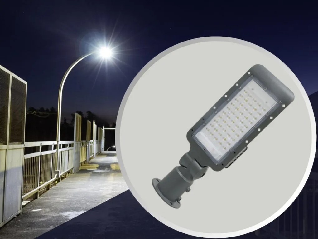 NEDES LSL322HS Utcai LED Lámpa érzékelővel 50W / 4000K