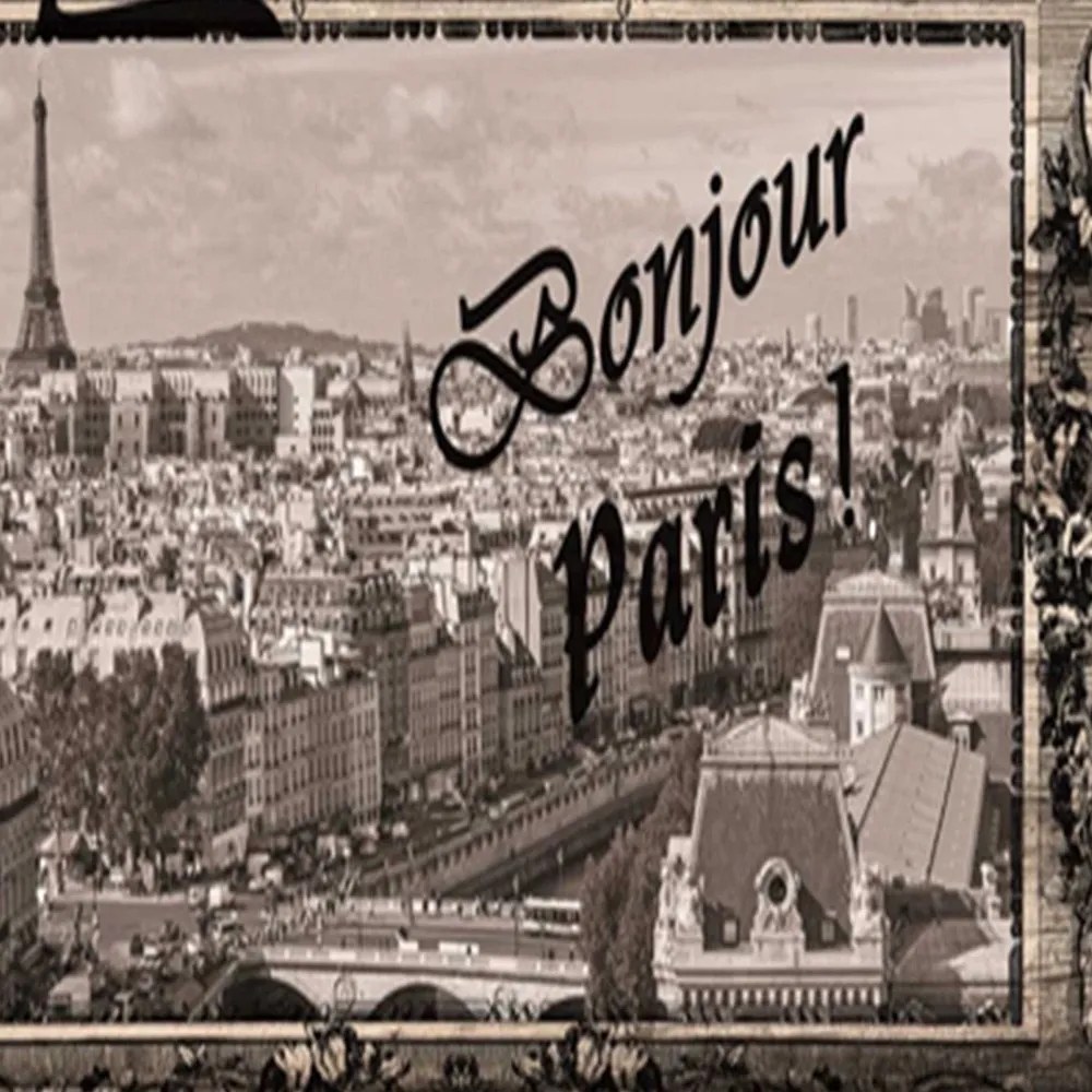 Gario Paraván Bonjour Paris Méret: 180 x 170 cm, Kivitelezés: Klasszikus paraván