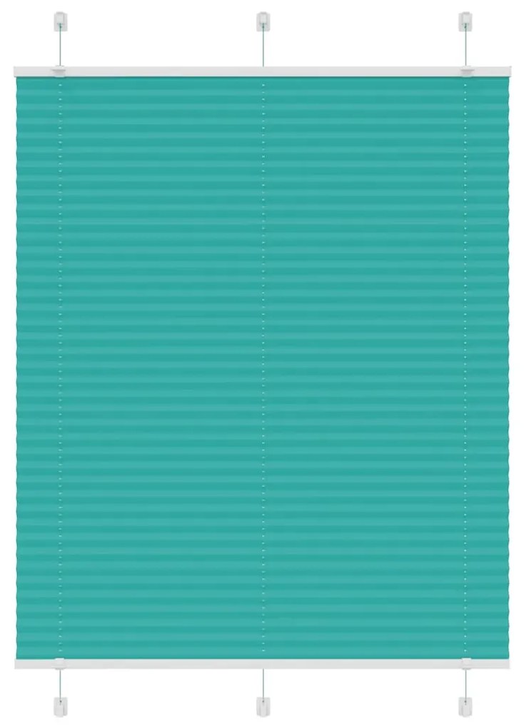 pliszírozott redőny Benzinzöld 110x150 cm szövetszélesség