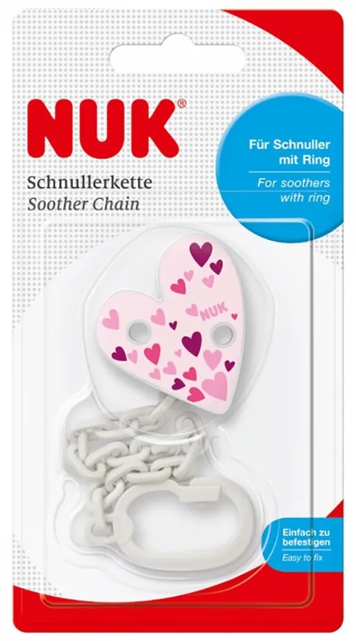 Cumitartó lánc NUK rózsaszín