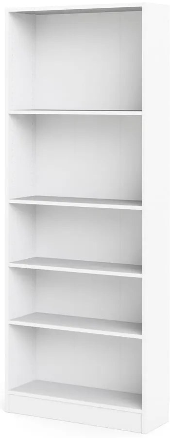 Basic fehér könyvespolc, 79 x 203 cm - Tvilum