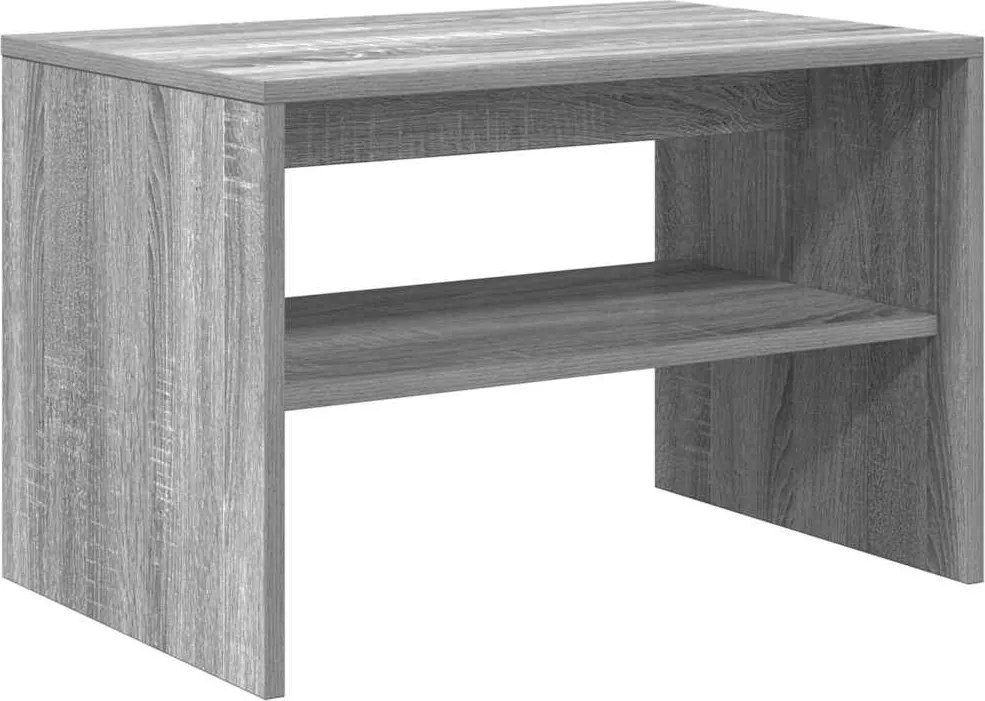 vidaXL szürke sonoma színű szerelt fa TV-szekrény 60x40x40 cm