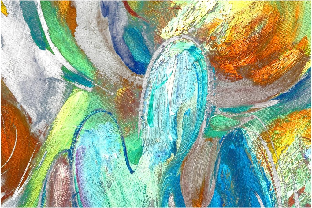 Kép - Színes absztrakció (90x60 cm)