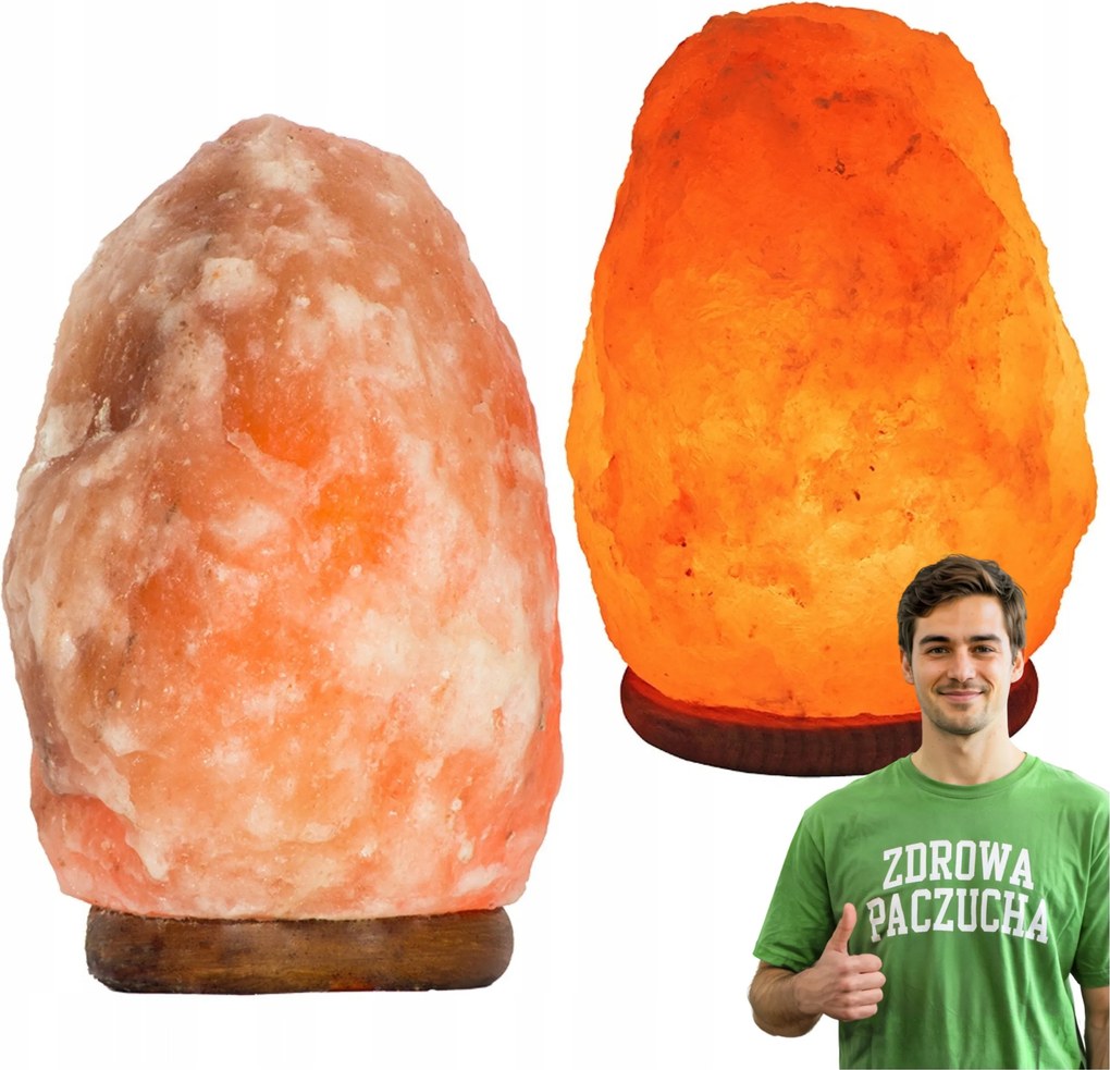 Himalája sólámpa ionizátor természetes egészség levegő 2,5-4 kg