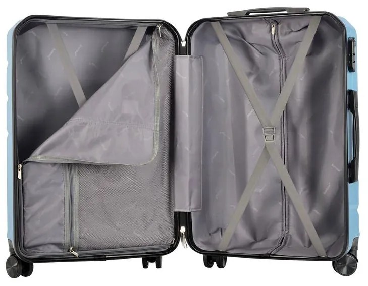 BONTOUR “SPINNER” Nagy Duplakerekes Gurulós bőrönd, jégkék