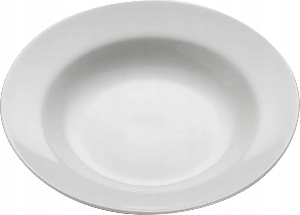 Leveses tányér, fehér Basics kerek, 23 cm