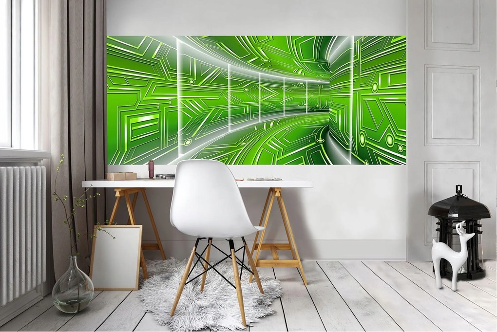 Fotótapéta Alagút Hi-Tech A tér illúziója loft stílus 250x104 +ragasztó