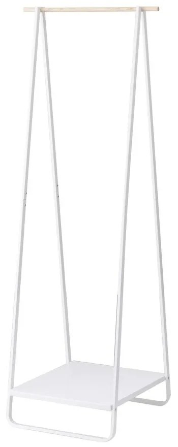 Fehér fém ruhatartó állvány Tower – YAMAZAKI