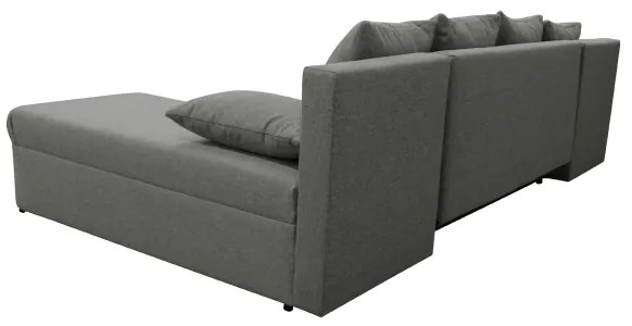 Univerzális, kihúzható U-alakú sarokülőgarnitúra tárolóhellyel ALMEIDA antracit