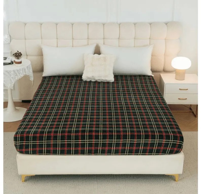 Mikroplüss lepedő GLENMOORE 90x200 cm zöld