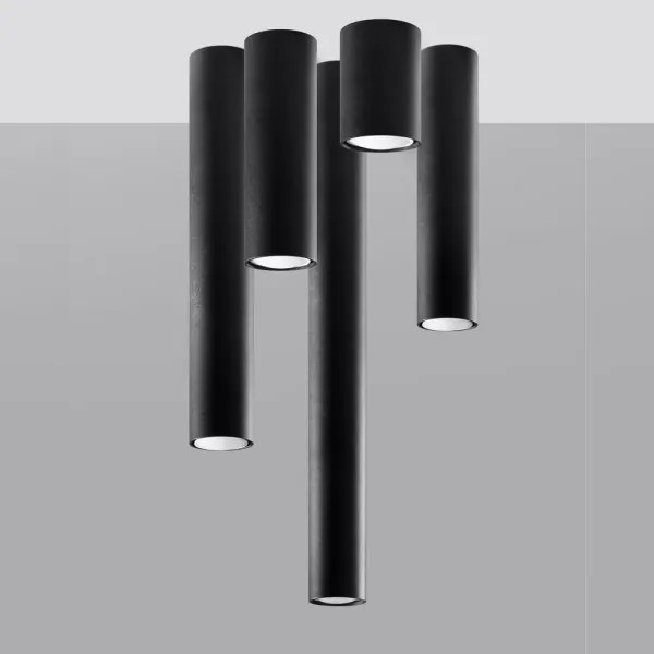 Sollux SL.1003 - Spotlámpa LAGOS 1xGU10/10W/230V 60 cm fekete