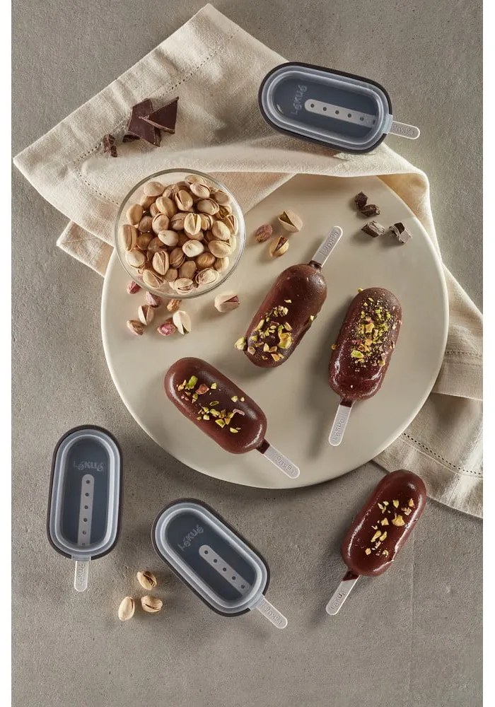 Szilikon jégkrémkészítő forma szett 4 db-os – Lékué