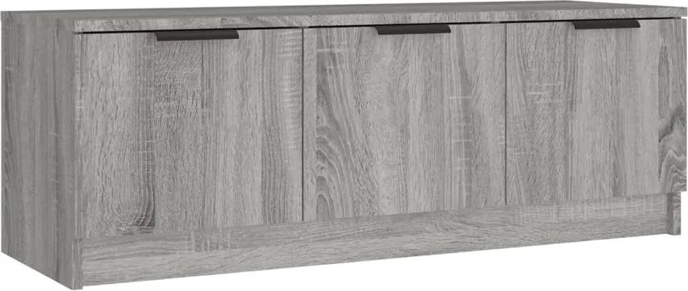 vidaXL szürke sonoma színű szerelt fa TV-szekrény 102 x 35 x 36,5 cm
