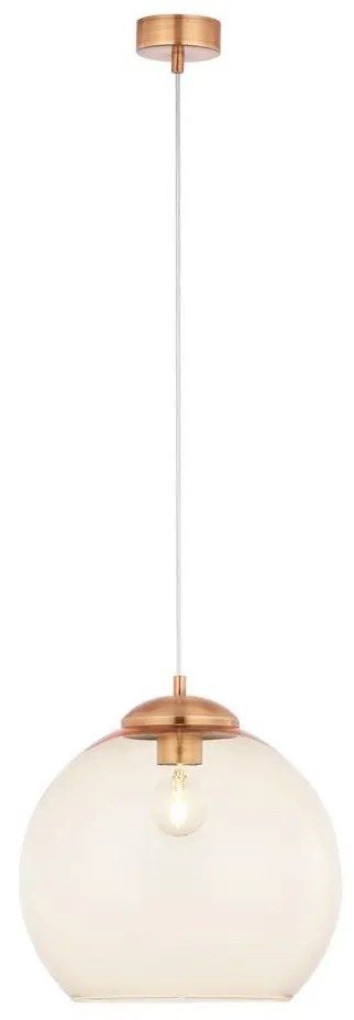 Jupiter 1831 - ASTI - Csillár zsinóron ASTI 1xE27/60W/230V réz