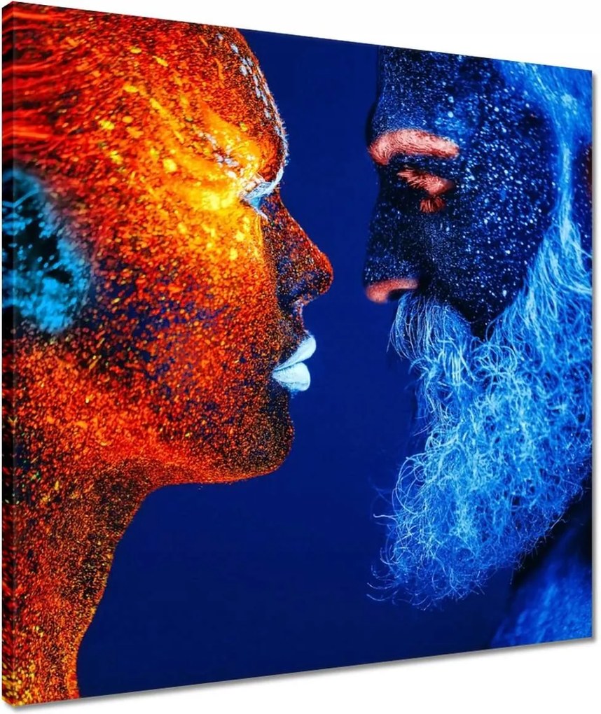 Vászonkép 50x50 Jégszem szerelem