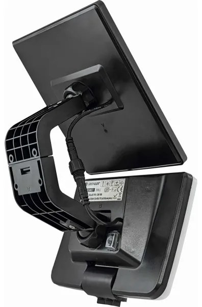 LED napelemes fali lámpa szenzorral LED/12W/3,7V 4000 mAh IP54