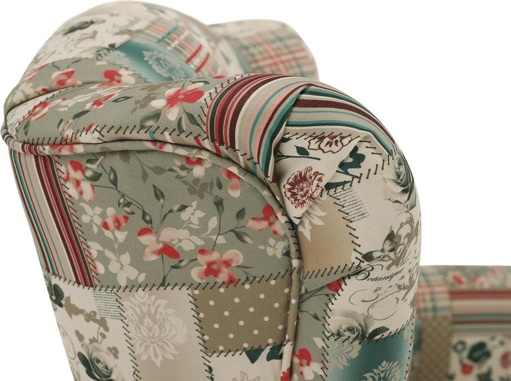 Füles fotel, szövet patchwork viorica 1, CHARLOT