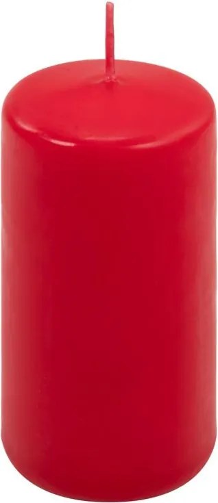 Oszlopos gyertya készlet 10 cm Ø 5 cm 24 db piros