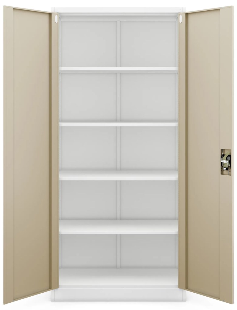 JAN H (195) cabinet white RAL9003 golden oak H1950*W900*D400