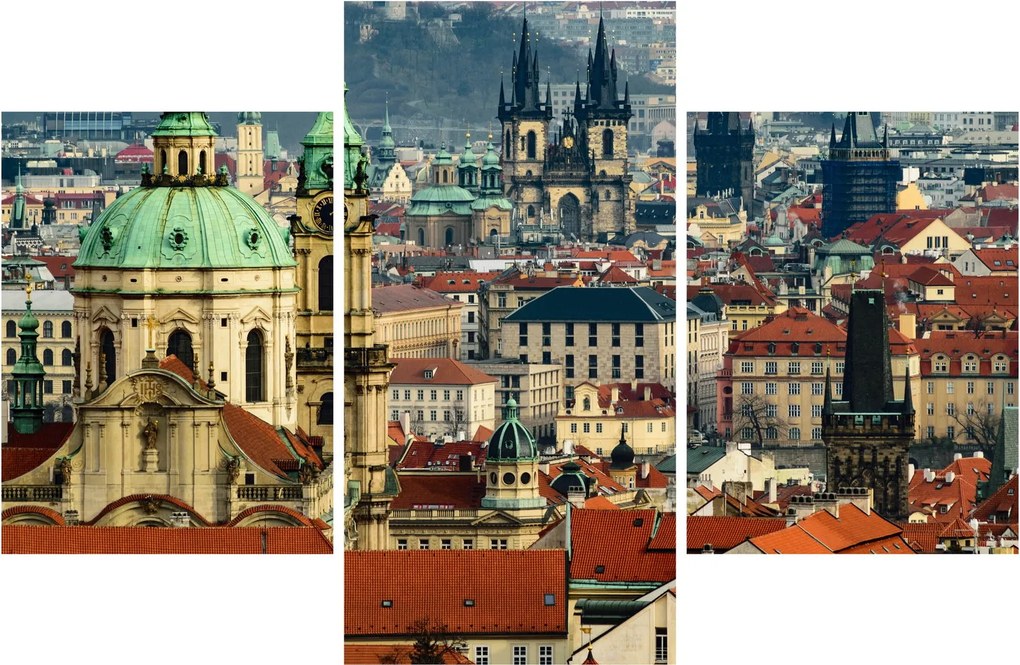 Kép - Prágai panoráma (90x60 cm)