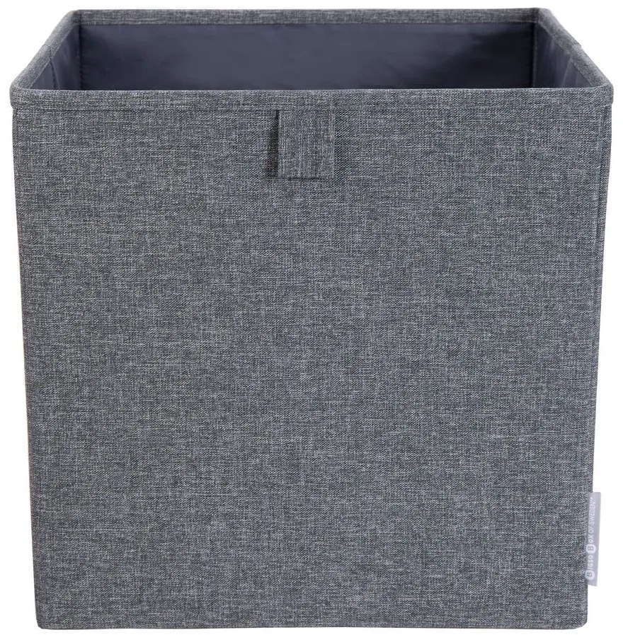 Cube szürke tárolódoboz - Bigso Box of Sweden