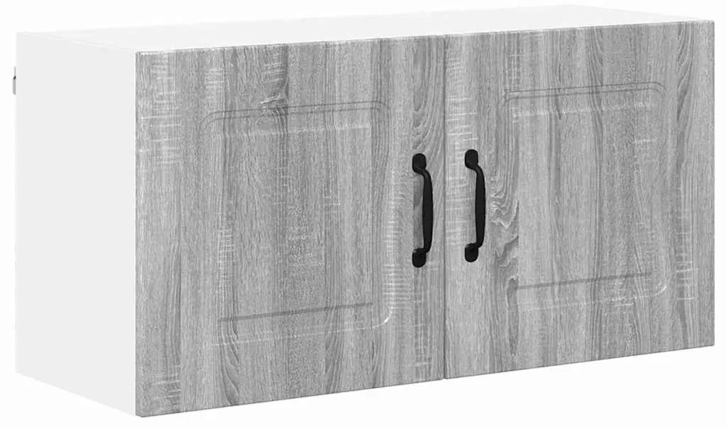 Fali konyhaszekrény Szürke Sonoma 80 x 31 x 40 cm Faanyag