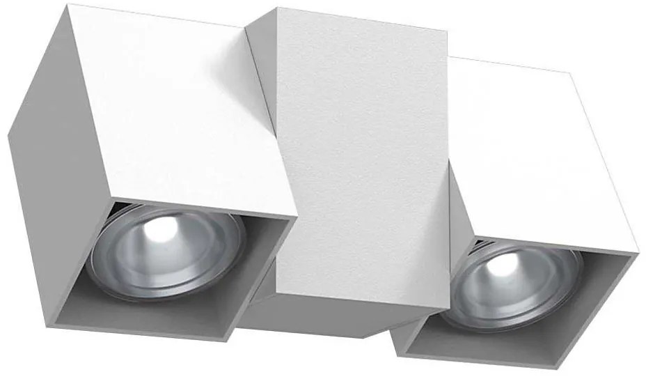 Brosline 2295 - Fali spotlámpa CUBE 2xGU10/10W/230V fehér