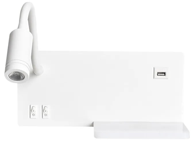 Milagro SHELF ML6343 Fali lámpa 4w. 5W. 2W 4000K 800LM IP20