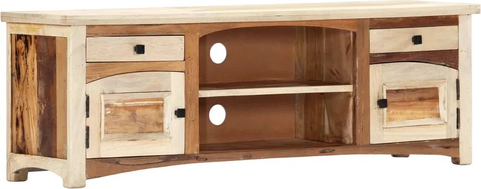 vidaXL tömör újrahasznosított fa TV-szekrény 120 x 30 x 40 cm
