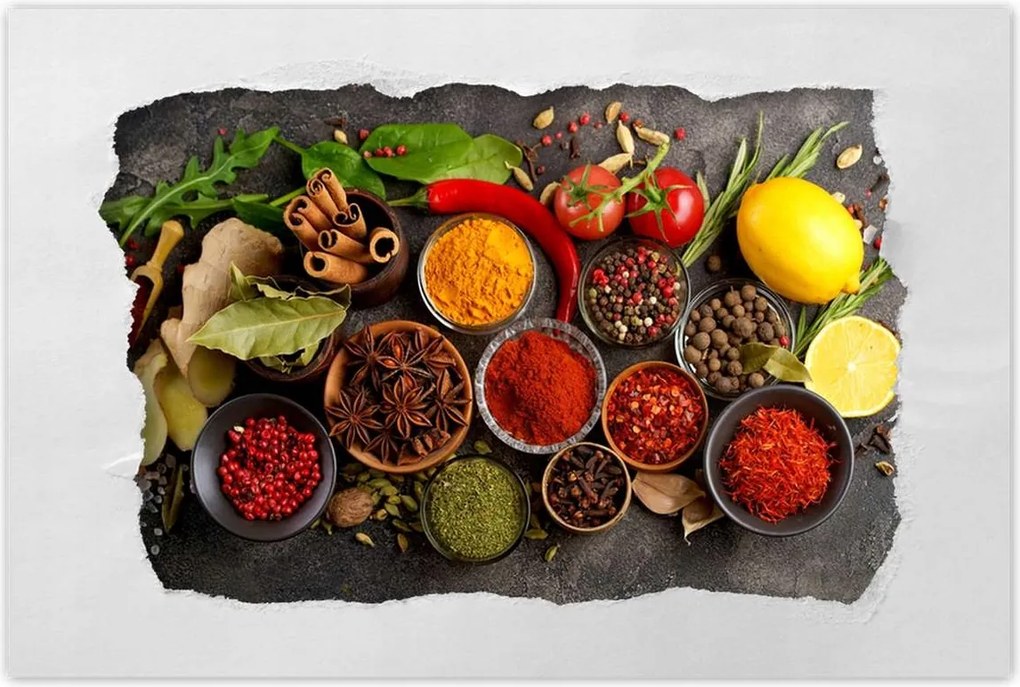 Poszterek 90x60 Rusztikus Fűszerek