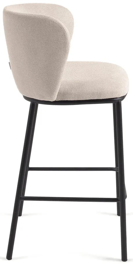 Bézs bárszék (ülésmagasság 65 cm) Ciselia – Kave Home