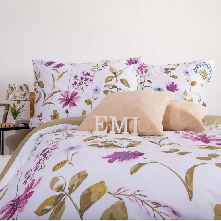 EMI Furrina Olive pamut ágyneműhuzat