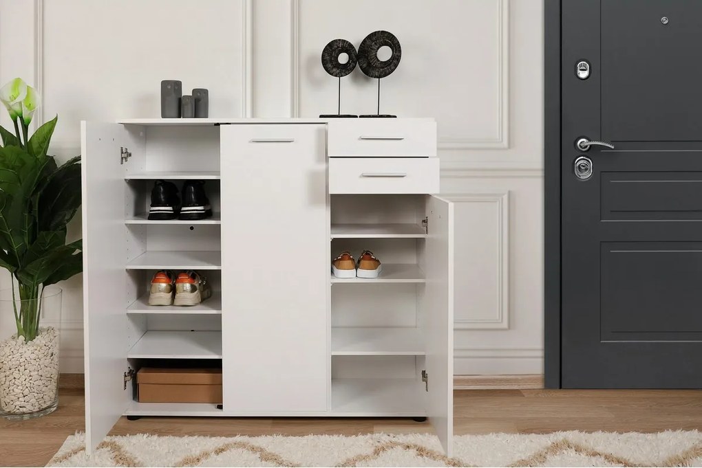 Adre White cipősszekrény