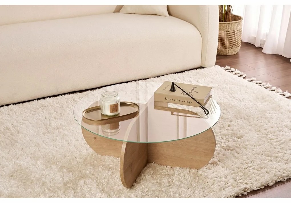 Aeris Sapphire Oak dohányzóasztal