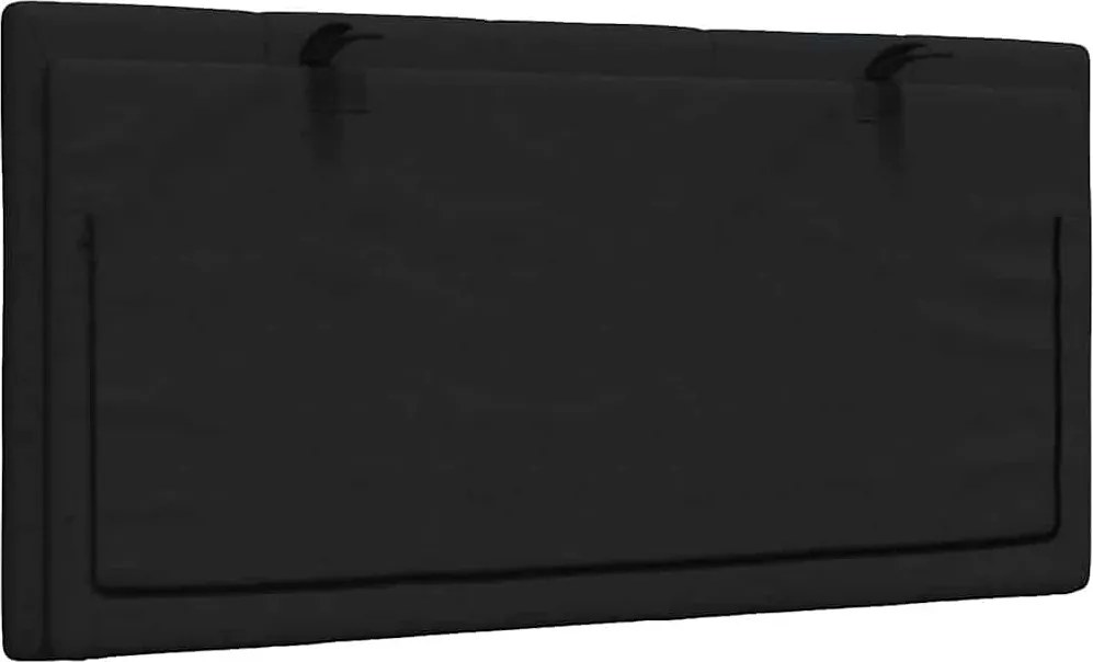 fekete szövet fejtámla párna Hanko 100 cm