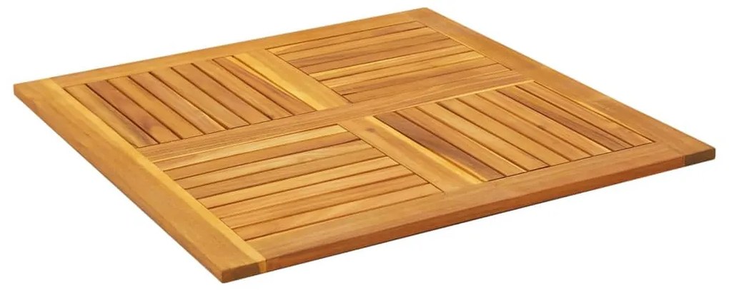 tömör akácfa négyzet alakú asztallap 90 x 90 x 2 cm