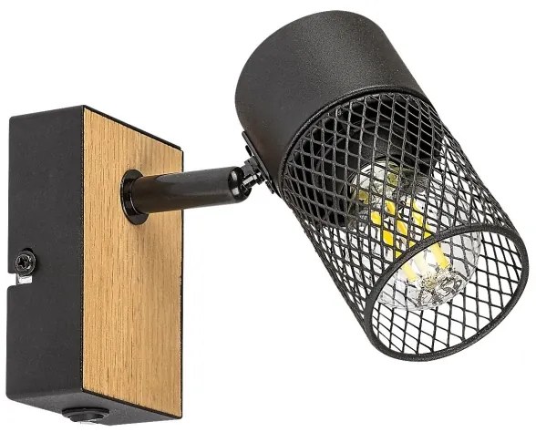 Rabalux 71151 - Fali spotlámpa METTA 1xE14/40W/230V tölgy