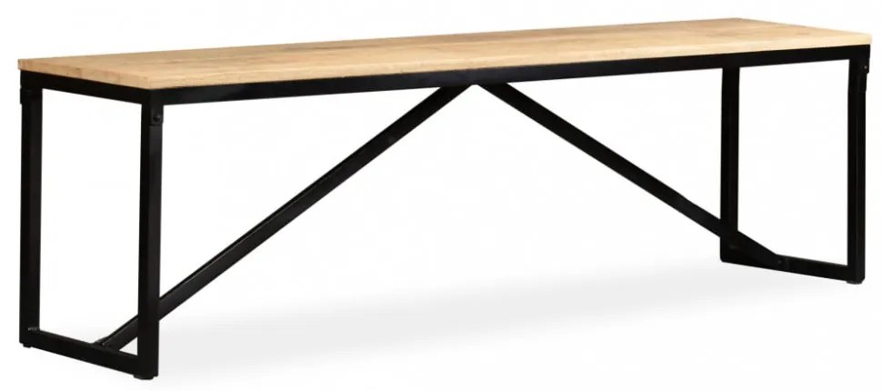 tömör mangófa pad 160 x 35 x 45 cm