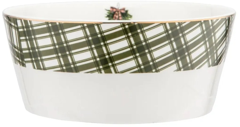 Altom Christmas Tree porcelán tál 15 cm, 600 ml