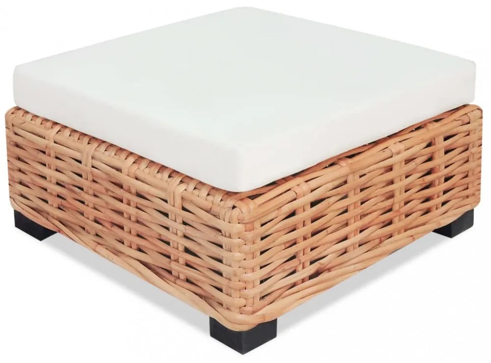 16 részes természetes rattan kanapészett