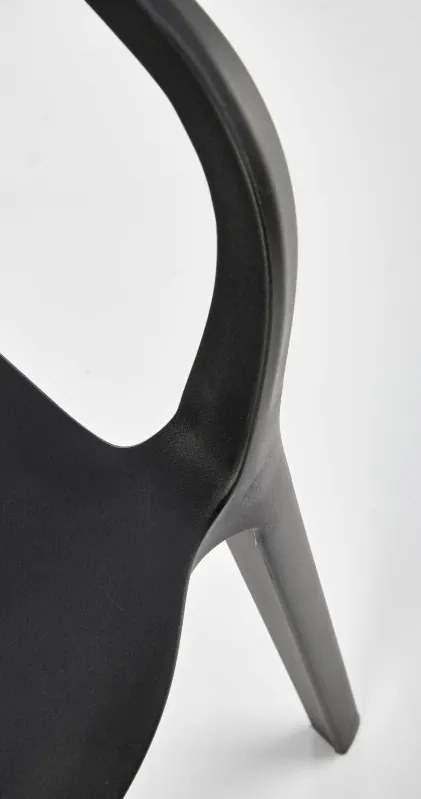 K-491 karfás kerti szék fekete