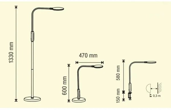 LED Dimmelhető lámpa 3in1 LED/12W/230V fekete CRI 90 + távirányítás